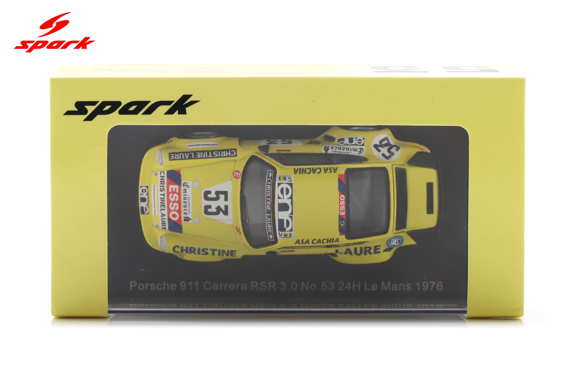Sparky Porsche 911 Carrera RSR #53 Le Mans 1976.
