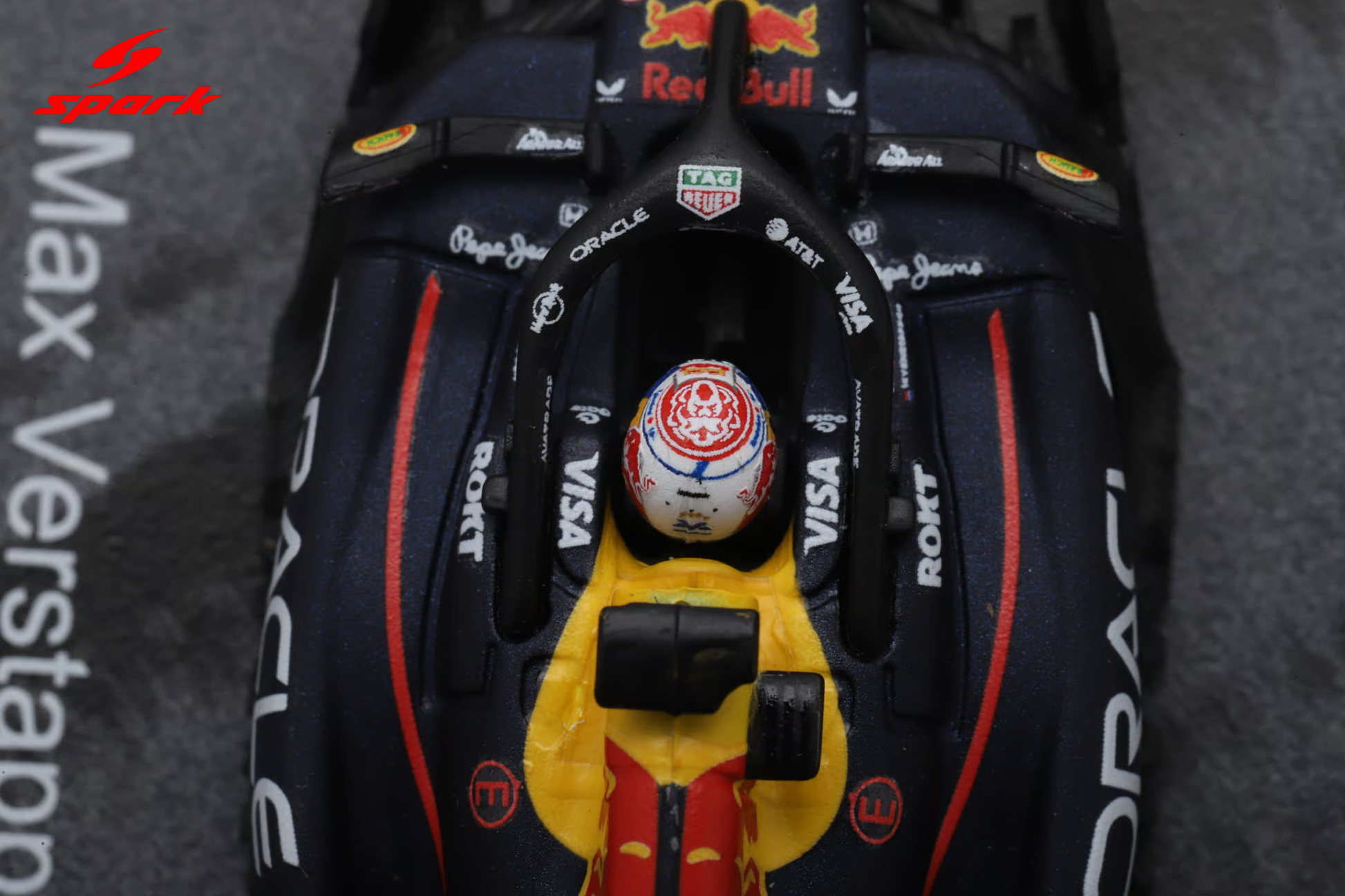 Sparky Oracle Red Bull Racing RB21 Max Verstappen and Yuki Tsunoda Abu Dhabi GP 2025.