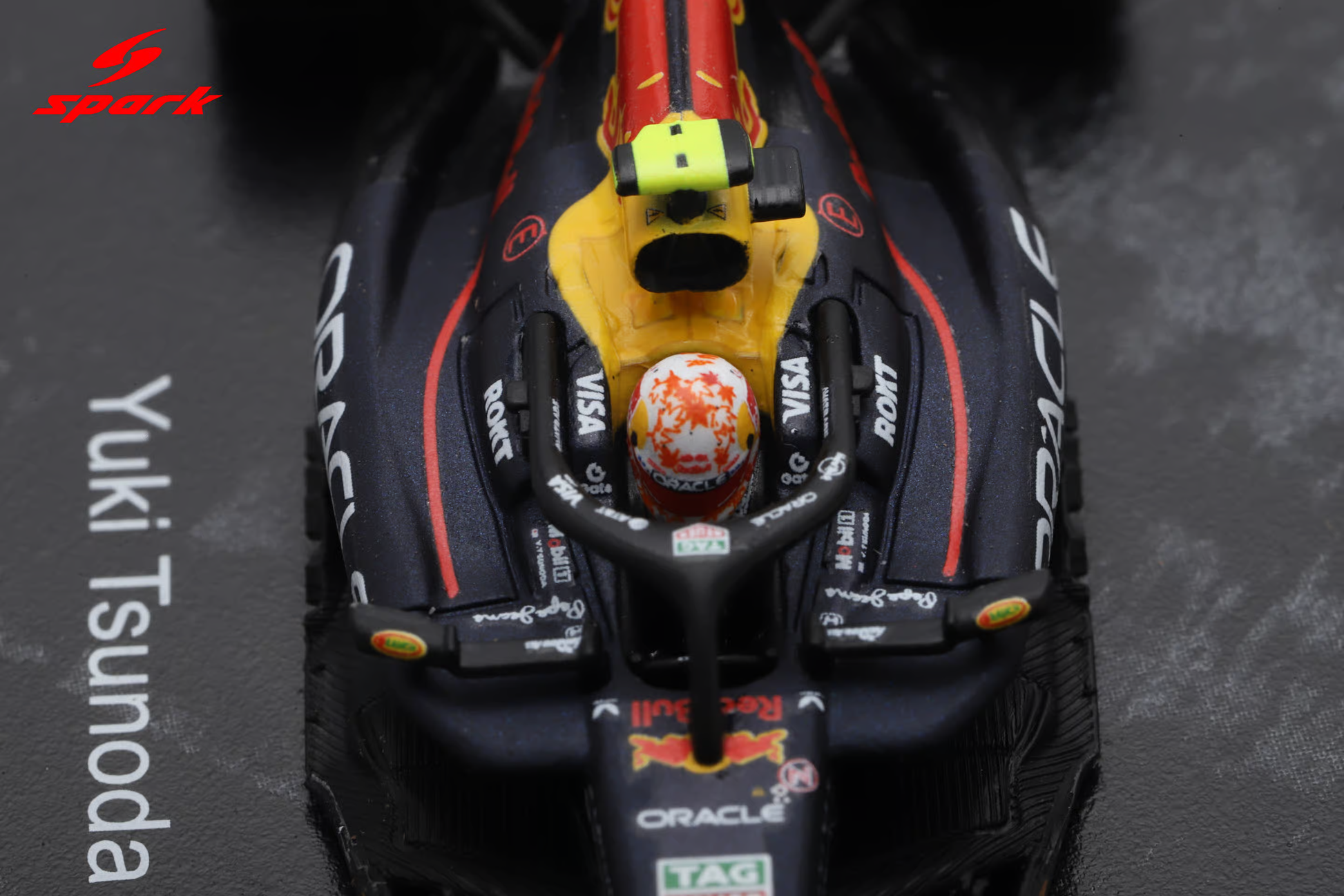 Sparky Oracle Red Bull Racing RB21 Max Verstappen and Yuki Tsunoda Abu Dhabi GP 2025.