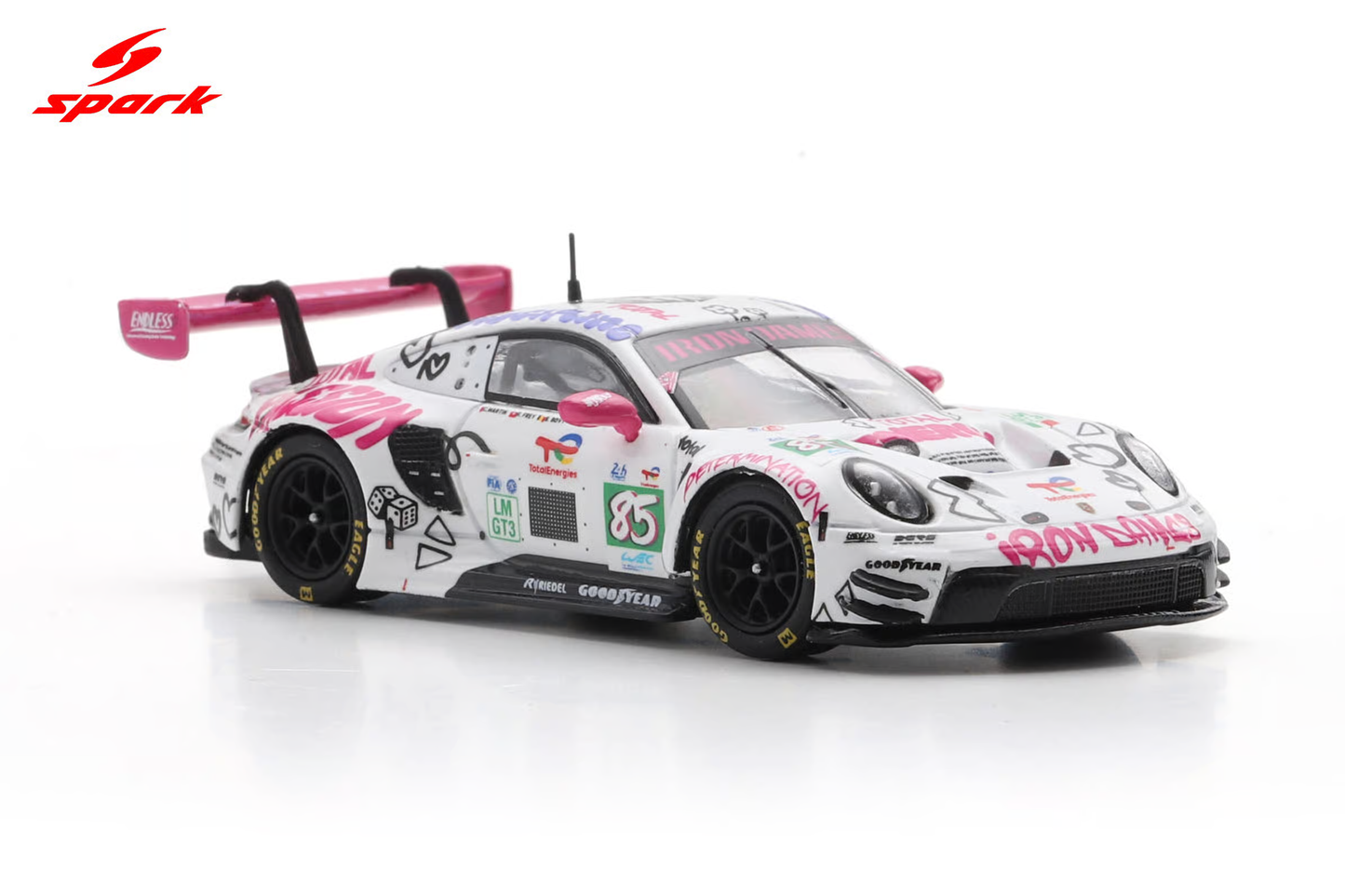 Sparky Porsche 911 GT3 R #85 Iron Dames 2025 Le Mans.