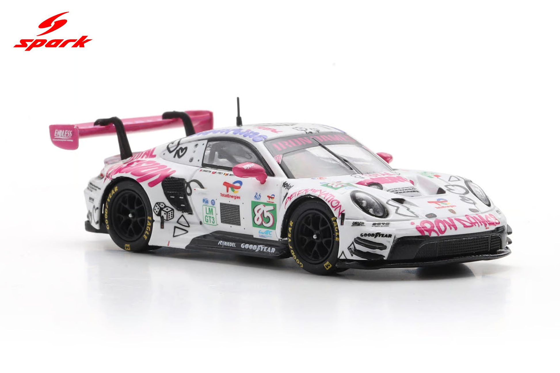 Sparky Porsche 911 GT3 R #85 Iron Dames 2025 Le Mans.