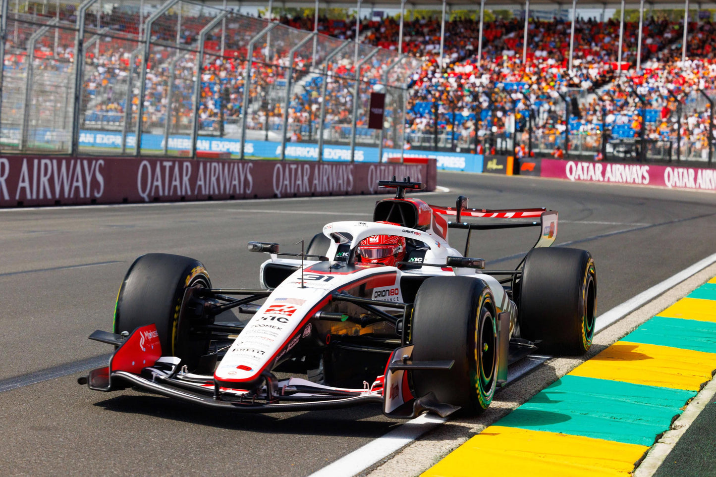 Haas VF-26 2026 Australian GP real F1 car reference Esteban Ocon #31