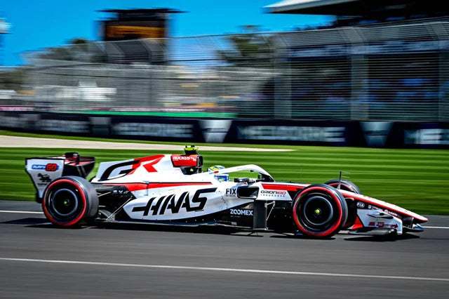 Haas VF-26 2026 Chinese GP real F1 car reference Oliver Bearman #87