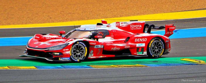 Sparky Toyota GR010 Hybrid #7 winner of the 2026 24 Hours of Le Mans.