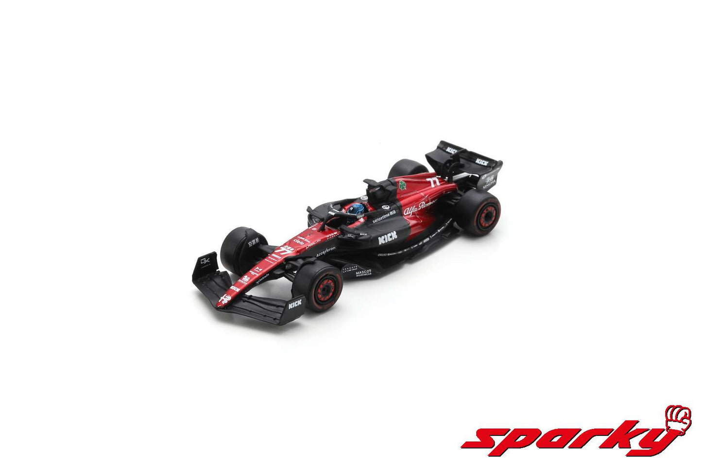 (Pre-Order) Sparky - Alfa Romeo F1 Team KICK C43 No.77 Alfa Romeo F1 Team ORLEN 2023 Valtteri Bottas