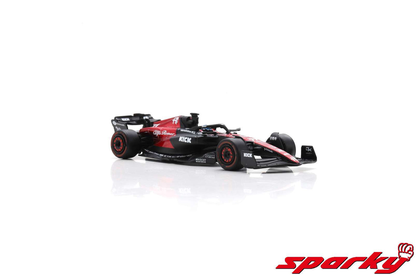 (Pre-Order) Sparky - Alfa Romeo F1 Team KICK C43 No.77 Alfa Romeo F1 Team ORLEN 2023 Valtteri Bottas