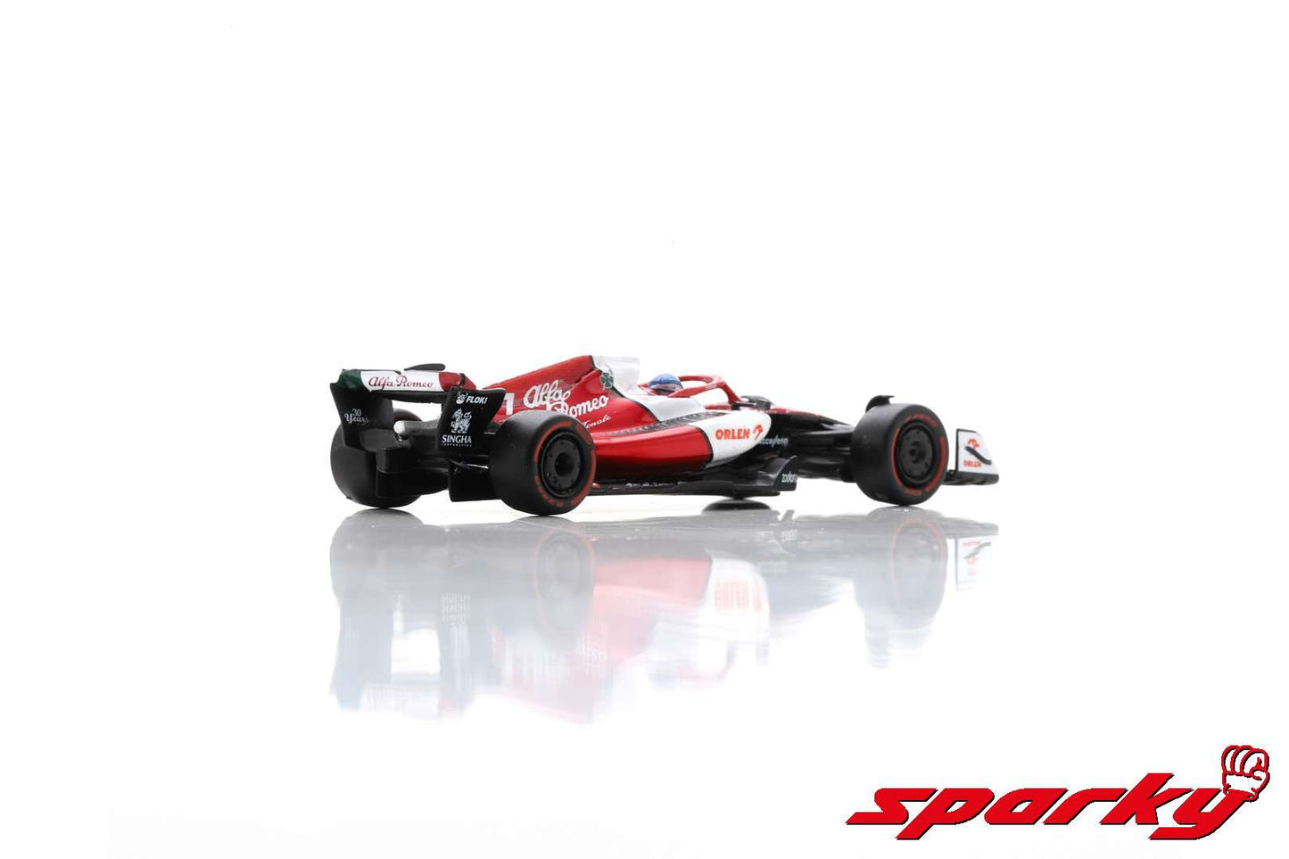 (Pre-Order) Sparky - Alfa Romeo F1 Team ORLEN C42 No.77 Alfa Romeo F1 Team ORLEN 2022 Valtteri Bottas back