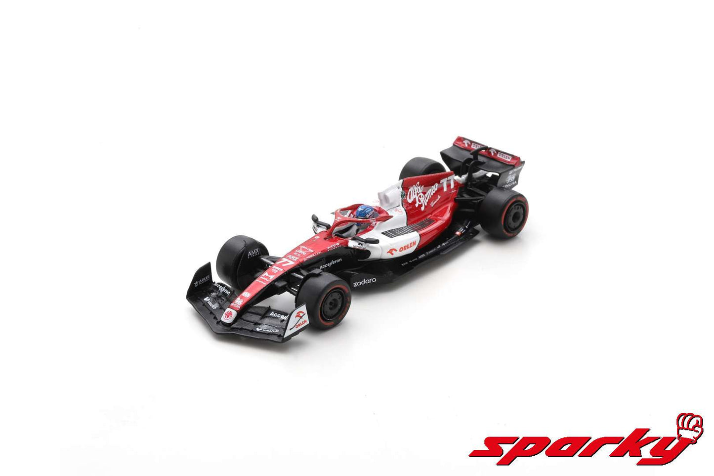 (Pre-Order) Sparky - Alfa Romeo F1 Team ORLEN C42 No.77 Alfa Romeo F1 Team ORLEN 2022 Valtteri Bottas back