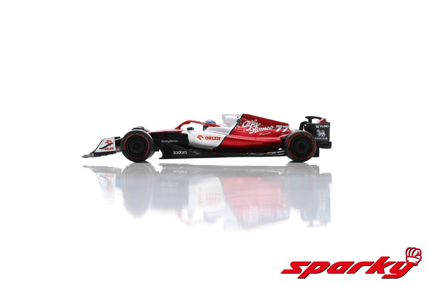 (Pre-Order) Sparky - Alfa Romeo F1 Team ORLEN C42 No.77 Alfa Romeo F1 Team ORLEN 2022 Valtteri Bottas back