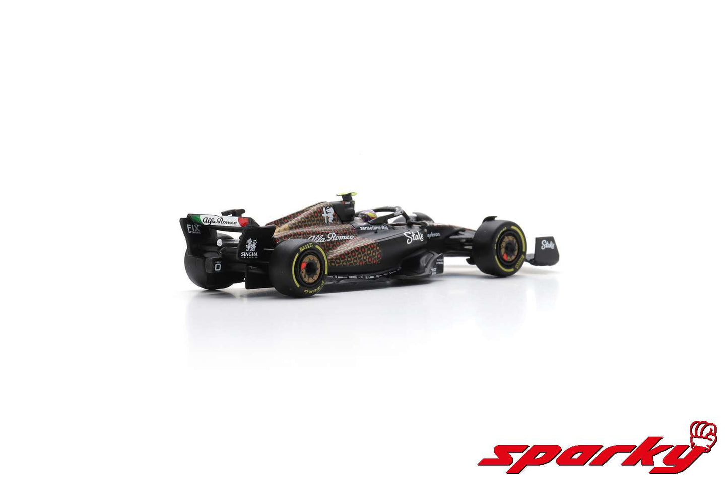 (Pre-Order) Sparky - Alfa Romeo F1 Team Stake C43 No.24 Alfa Romeo F1 Team ORLEN Las Vegas GP 2023 Zhou Guanyu