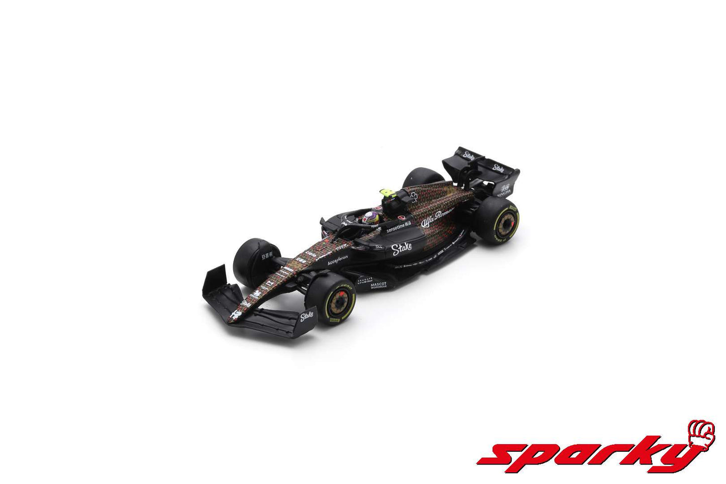 (Pre-Order) Sparky - Alfa Romeo F1 Team Stake C43 No.24 Alfa Romeo F1 Team ORLEN Las Vegas GP 2023 Zhou Guanyu