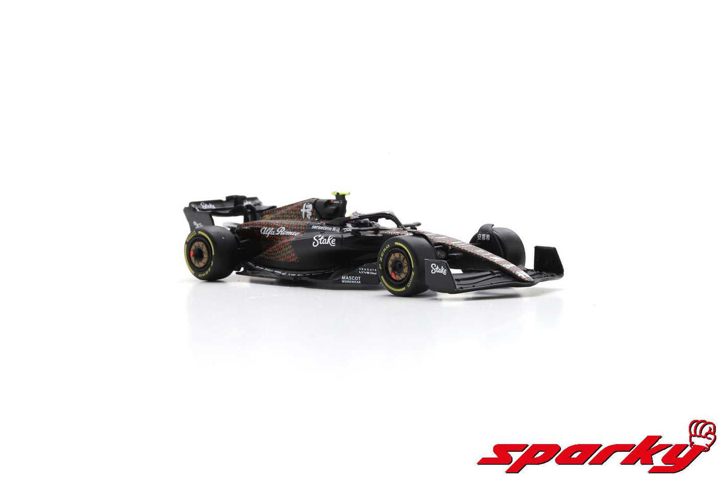 (Pre-Order) Sparky - Alfa Romeo F1 Team Stake C43 No.24 Alfa Romeo F1 Team ORLEN Las Vegas GP 2023 Zhou Guanyu