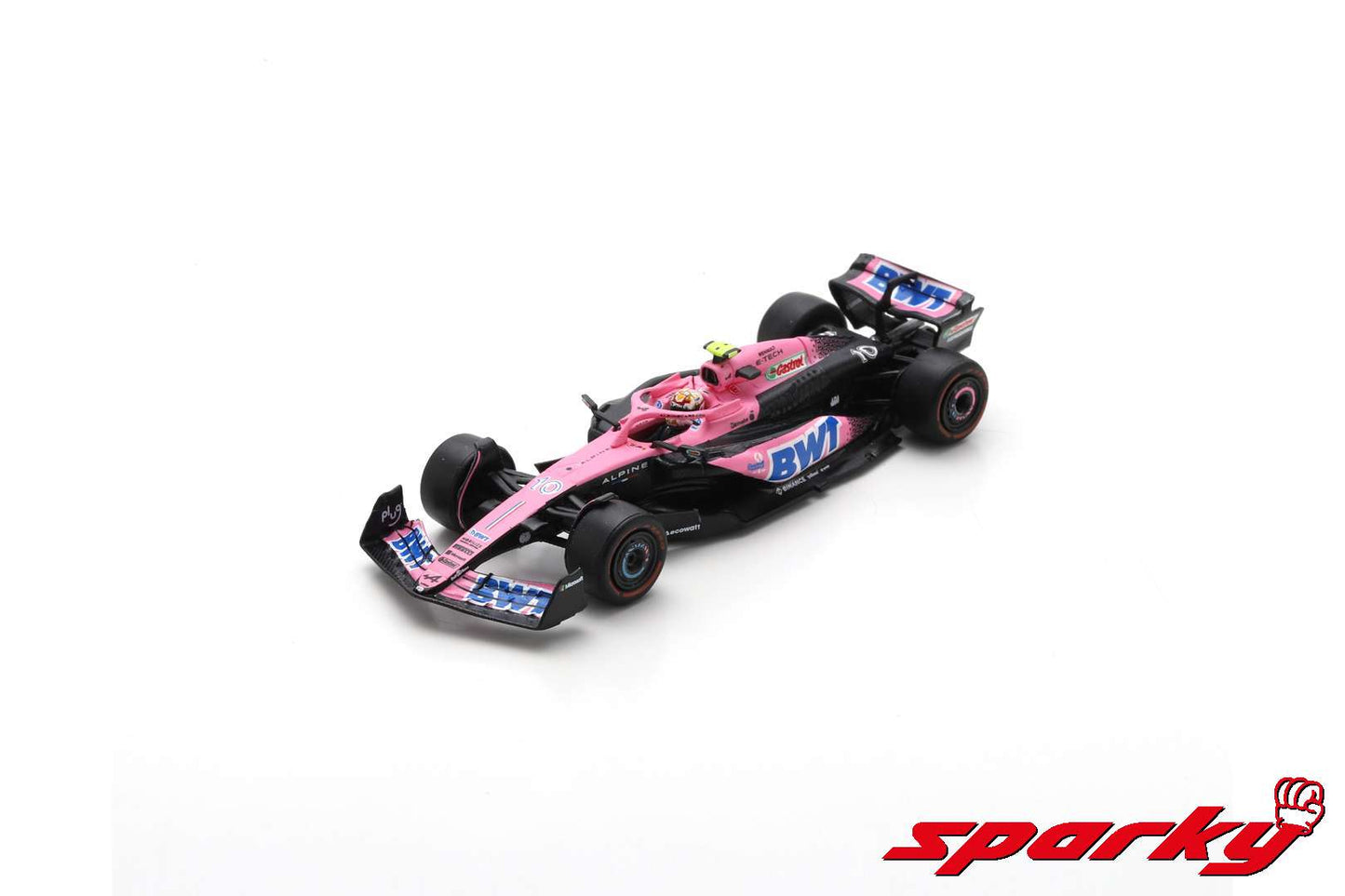 (Pre-Order) Sparky - Alpine A523 No.10 BWT Alpine F1 Team 2023 Pierre Gasly (Pink)