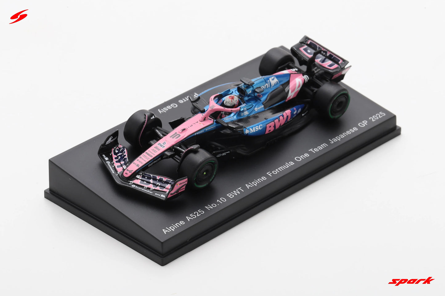 (Pre-Order) Sparky - Alpine A525 No.10 BWT Alpine Formula One Team Japanese GP 2025 Pierre Gasly