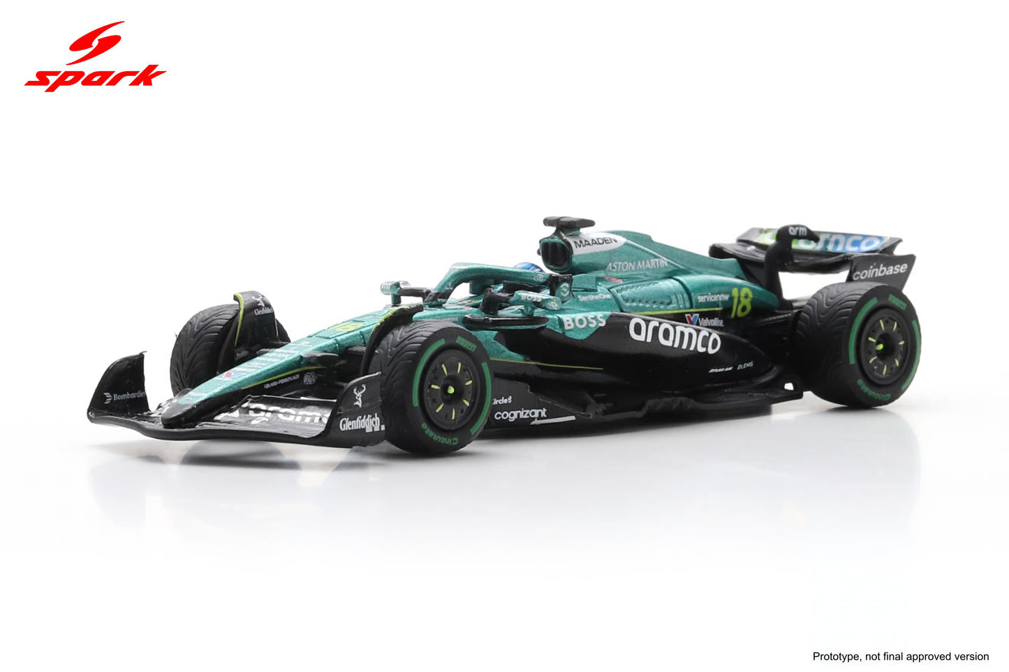 (Pre-Order) Sparky - Aston Martin AMR25 No.18 Aston Martin Aramco Formula One Team 6th Australian GP 2025 Lance Stroll
