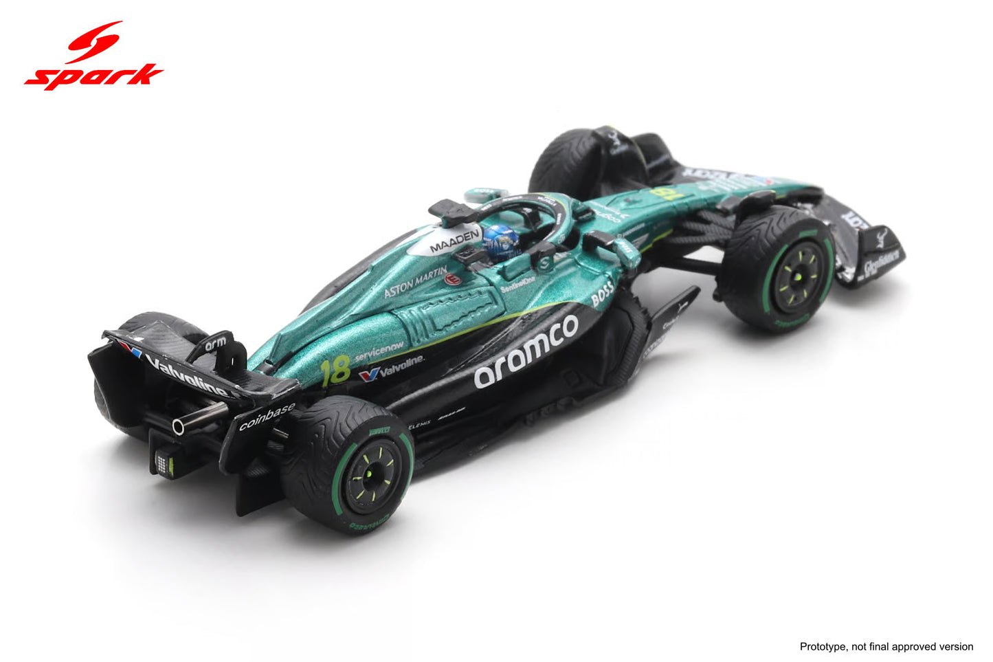 (Pre-Order) Sparky - Aston Martin AMR25 No.18 Aston Martin Aramco Formula One Team 6th Australian GP 2025 Lance Stroll
