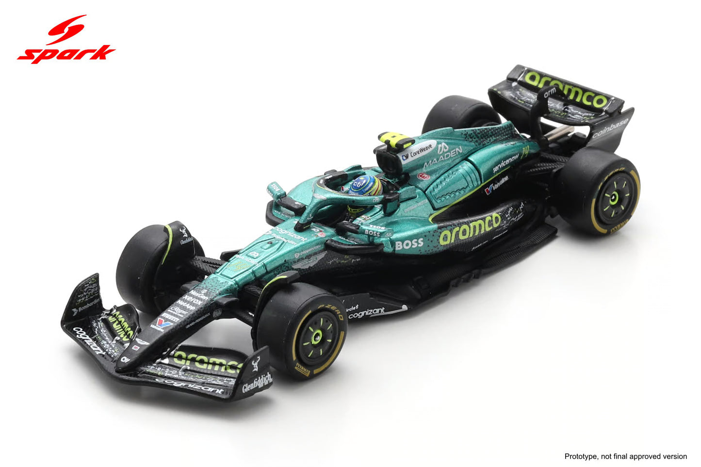 (Pre-Order) Sparky - Aston Martin AMR25 #14 Fernando Alonso Aston Martin Aramco Formula One Team US GP 2025