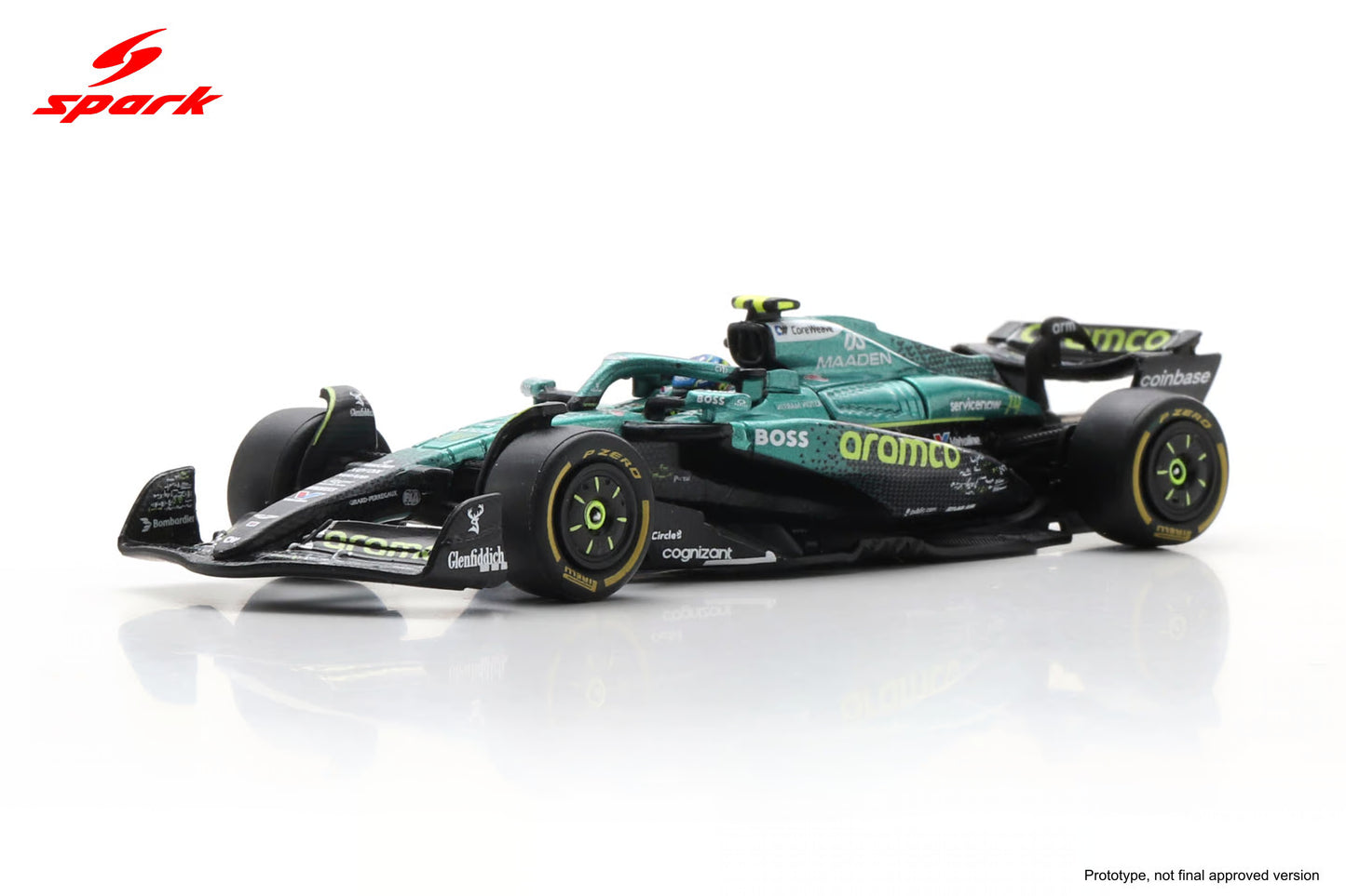 (Pre-Order) Sparky - Aston Martin AMR25 #14 Fernando Alonso Aston Martin Aramco Formula One Team US GP 2025
