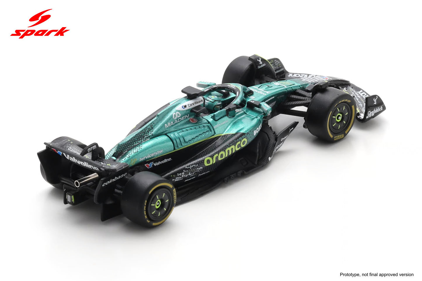 (Pre-Order) Sparky - Aston Martin AMR25 #18 Lance Stroll Aston Martin Aramco Formula One Team US GP 2025
