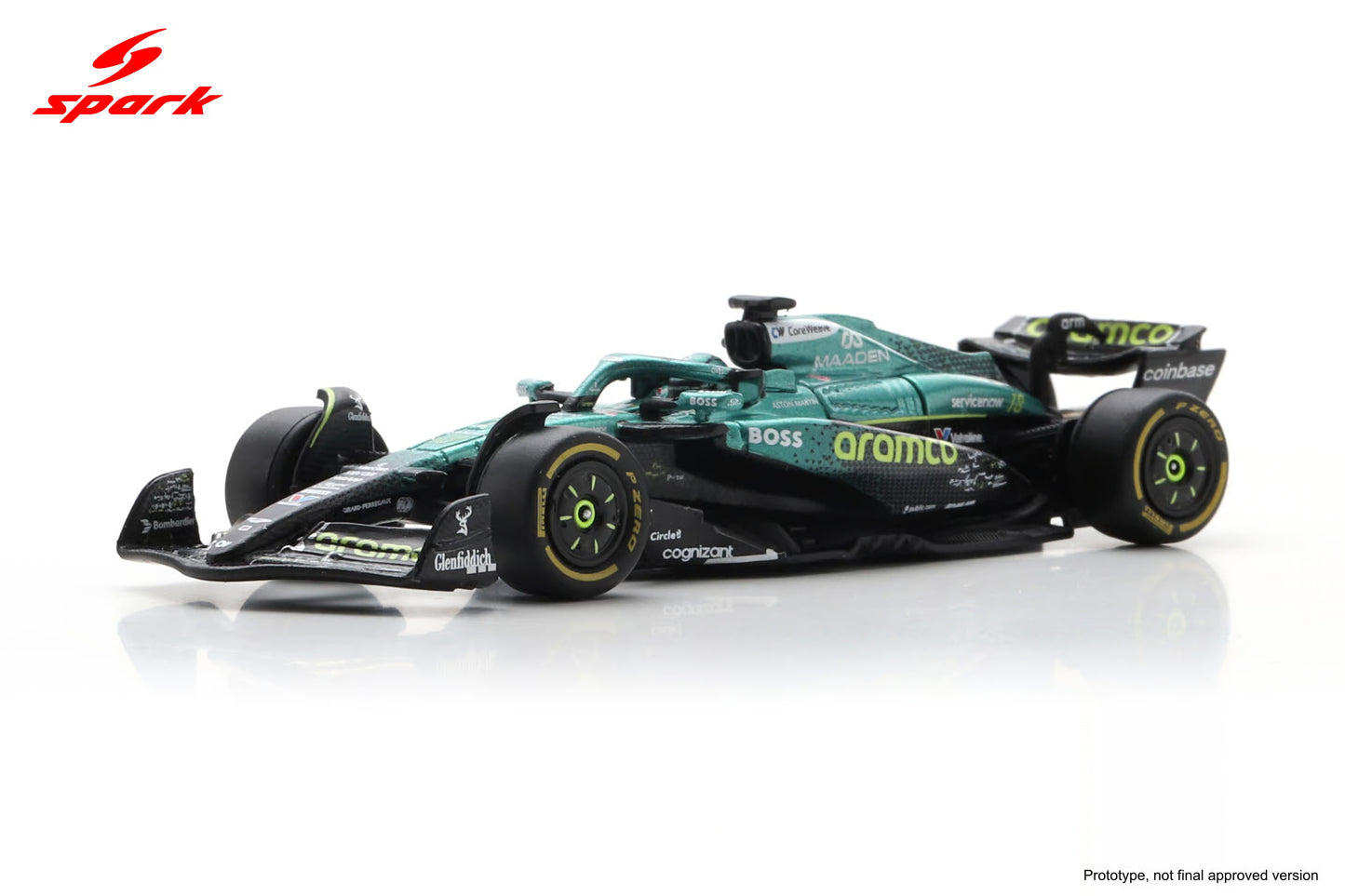 (Pre-Order) Sparky - Aston Martin AMR25 #18 Lance Stroll Aston Martin Aramco Formula One Team US GP 2025