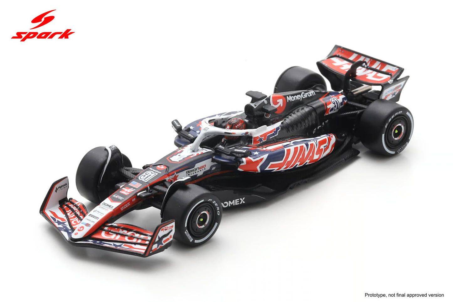 (Pre-Order) Sparky - Haas VF-25 #31 Esteban Ocon MoneyGram Haas F1 Team US GP 2025