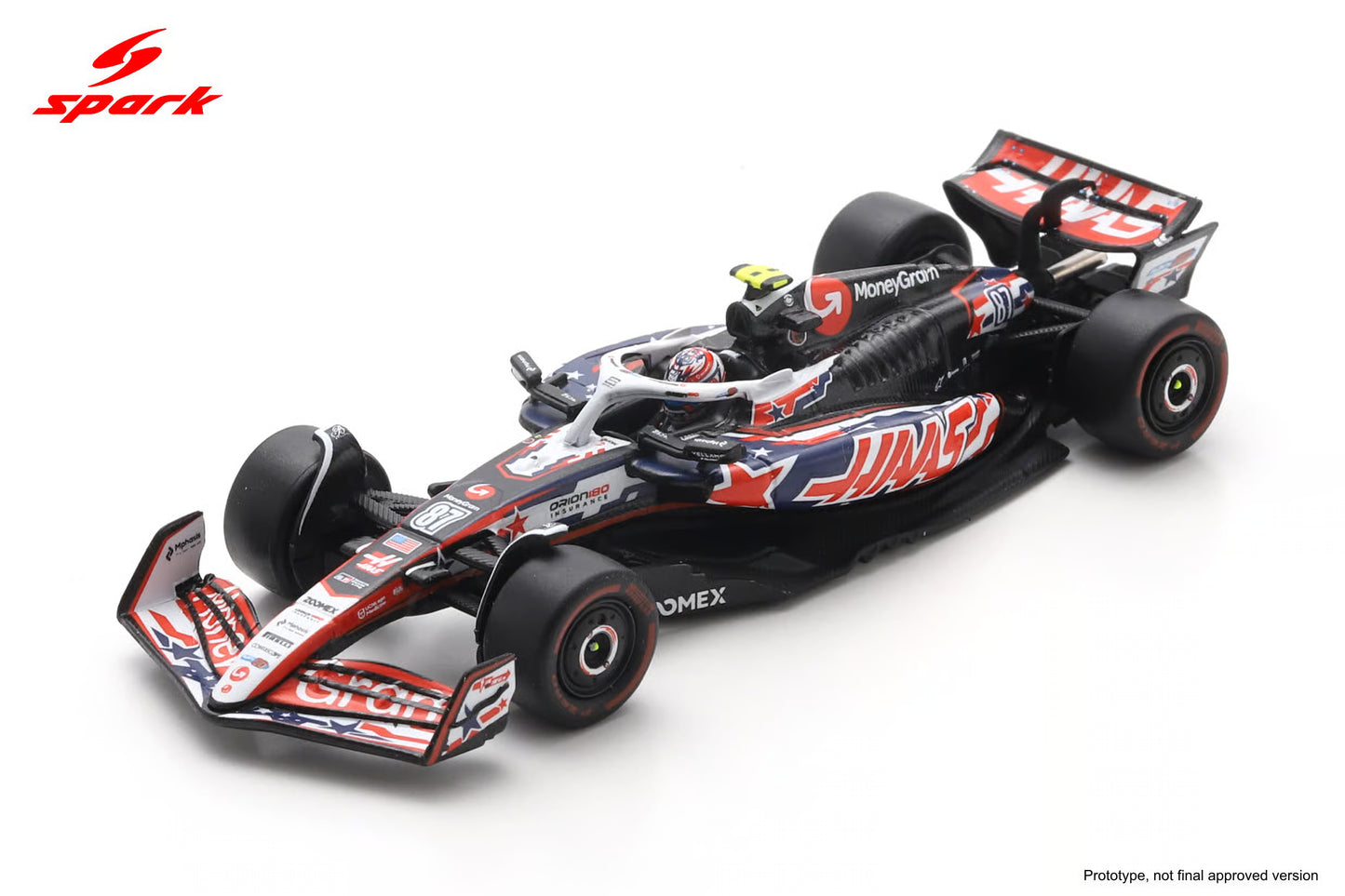 (Pre-Order) Sparky - Haas VF-25 #87 Oliver Bearman MoneyGram Haas F1 Team US GP 2025