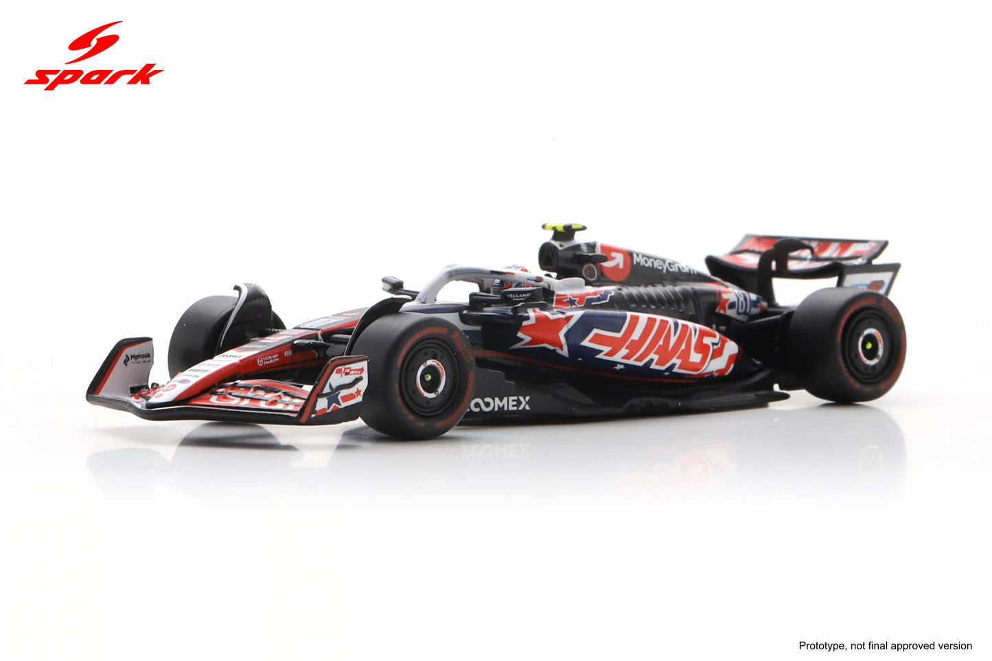 (Pre-Order) Sparky - Haas VF-25 #87 Oliver Bearman MoneyGram Haas F1 Team US GP 2025