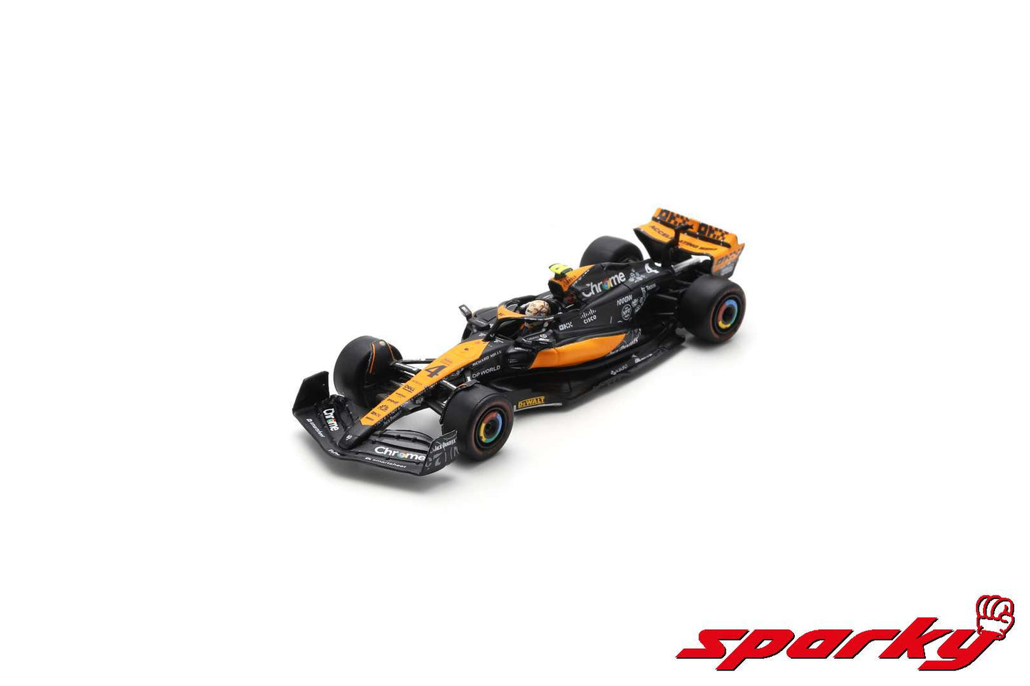 (Pre-Order) Sparky - McLaren MCL60 No.4 McLaren Las Vegas GP 2023 Lando Norris