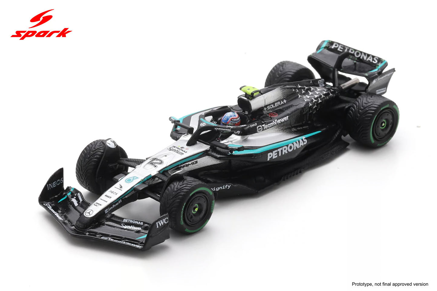 (Pre-Order) Sparky - Mercedes W16 No.12 Mercedes-AMG PETRONAS Formula One Team 4th Australian GP 2025 Kimi Antonelli