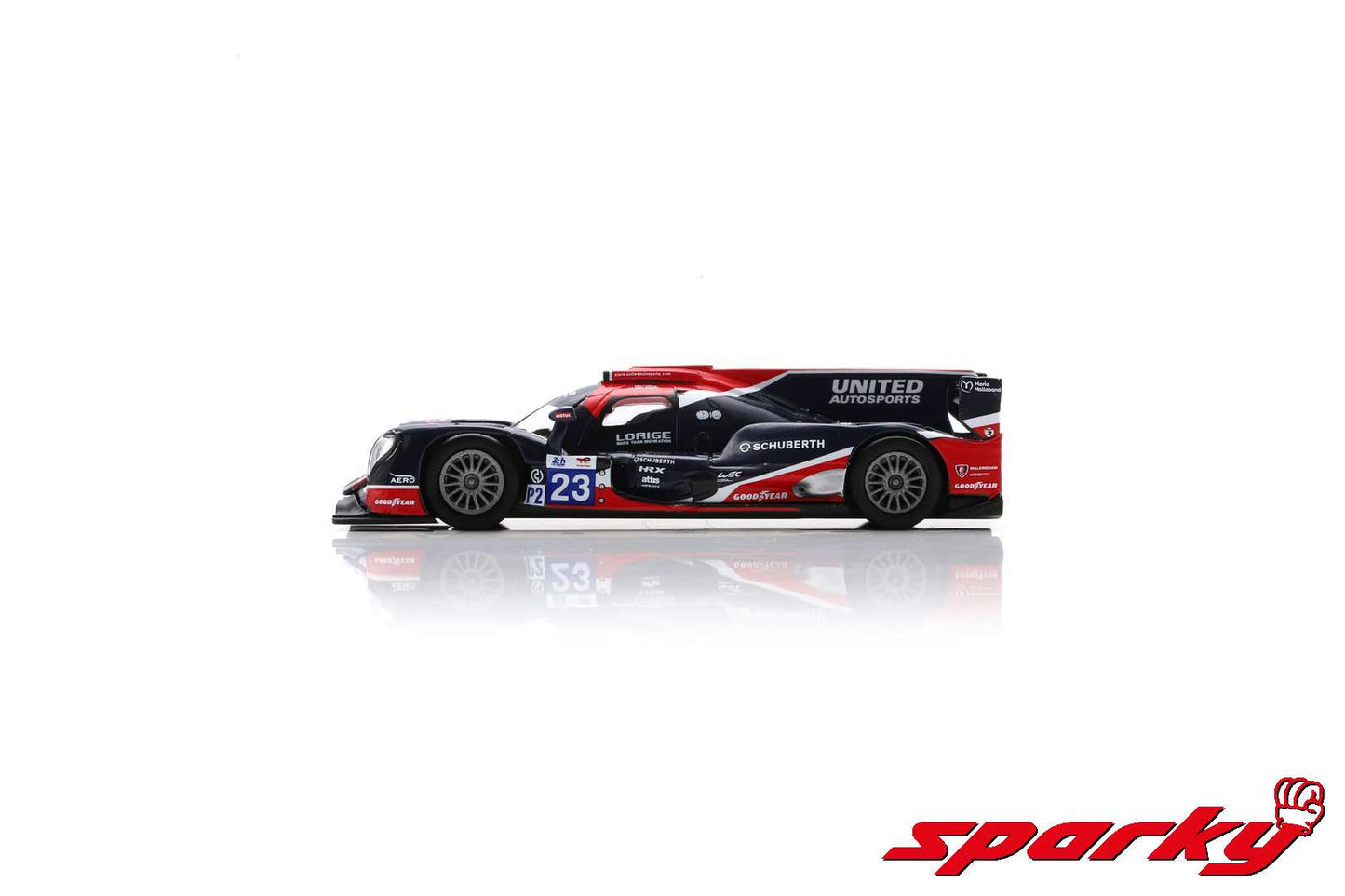 (Pre-Order) Sparky - ORECA 07 - Gibson No.23 United Autosports USA 10th 24H Le Mans 2022