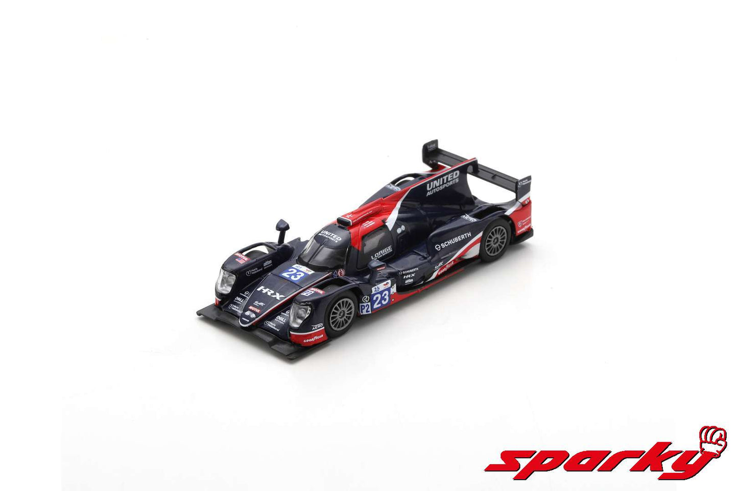 (Pre-Order) Sparky - ORECA 07 - Gibson No.23 United Autosports USA 10th 24H Le Mans 2022