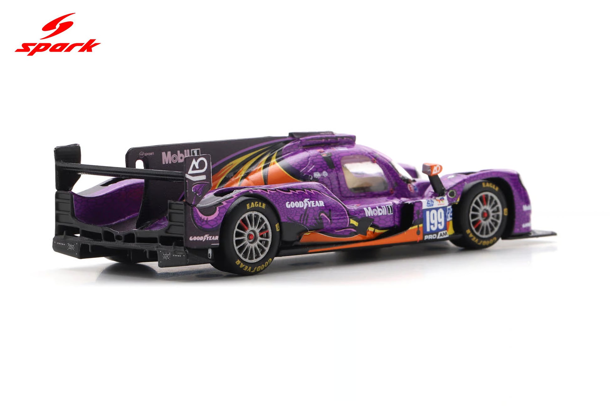 Sparky Oreca 07-Gibson No. 199 AO by TF Le Mans 2025 LMP2 class podium model.