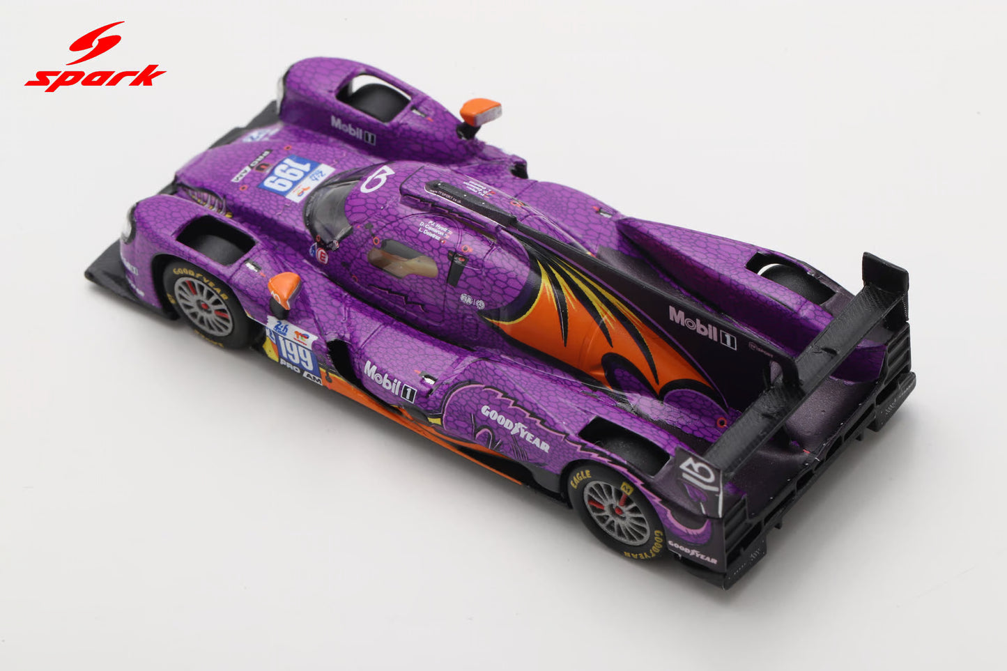 Sparky Oreca 07-Gibson No. 199 AO by TF Le Mans 2025 LMP2 class podium model.