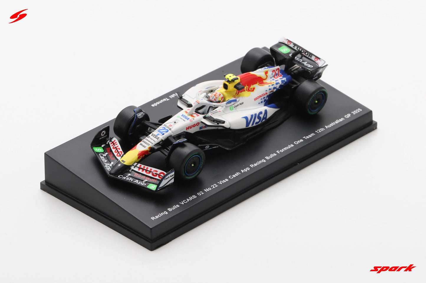(Pre-Order) Sparky - Racing Bulls VCARB 02 No.22 Visa Cash App Racing Bulls Formula One Team 12th Australian GP 2025 Yuki Tsunoda
