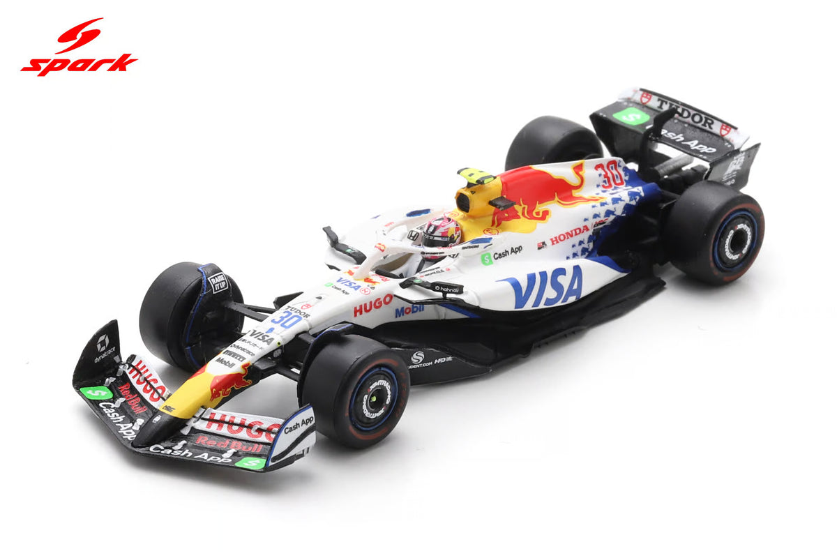 (Pre-Order) Sparky - Racing Bulls VCARB 02 No.30 Visa Cash App Racing Bulls Formula One Team Japanese GP 2025 Liam Lawson