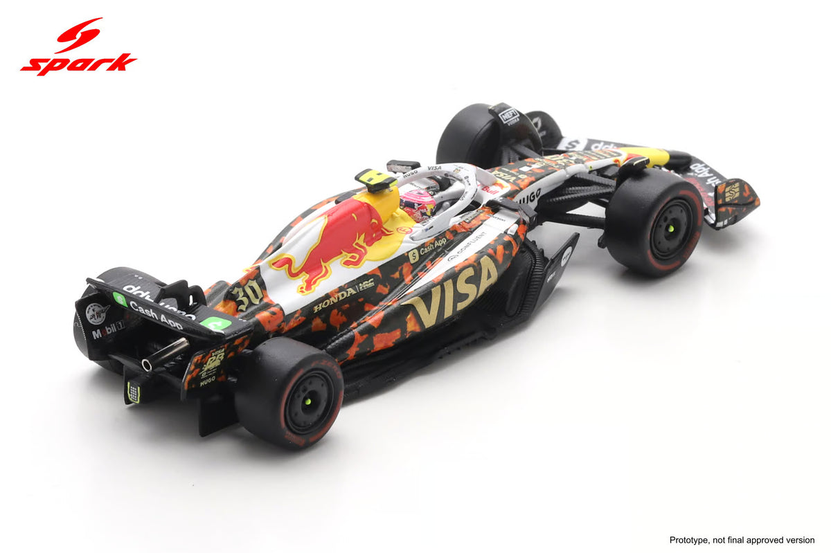 (Pre-Order) Sparky - Racing Bulls VCARB 02 #30 Liam Lawson Visa Cash App Racing Bulls Formula One Team US GP 2025