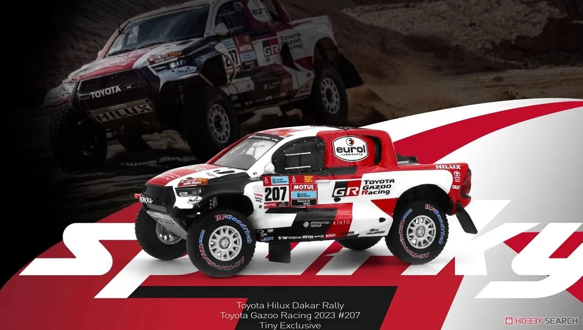 Sparky 1:64 Toyota Hilux Dakar Rally 2023 #207 Toyota Gazoo Racing diecast model