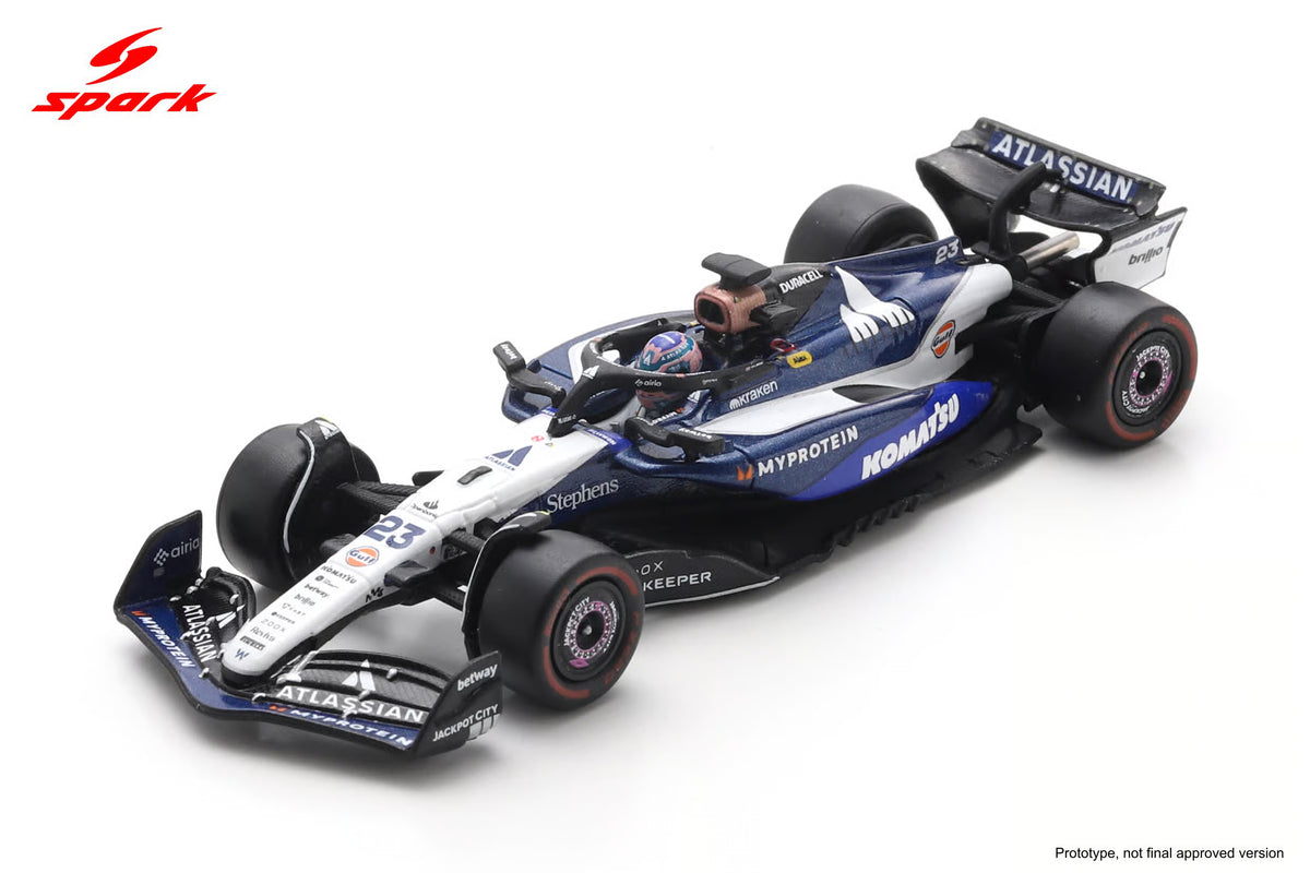 (Pre-Order) Sparky - Williams FW47 #23 Alexander Albon Williams Racing, US GP 2025
