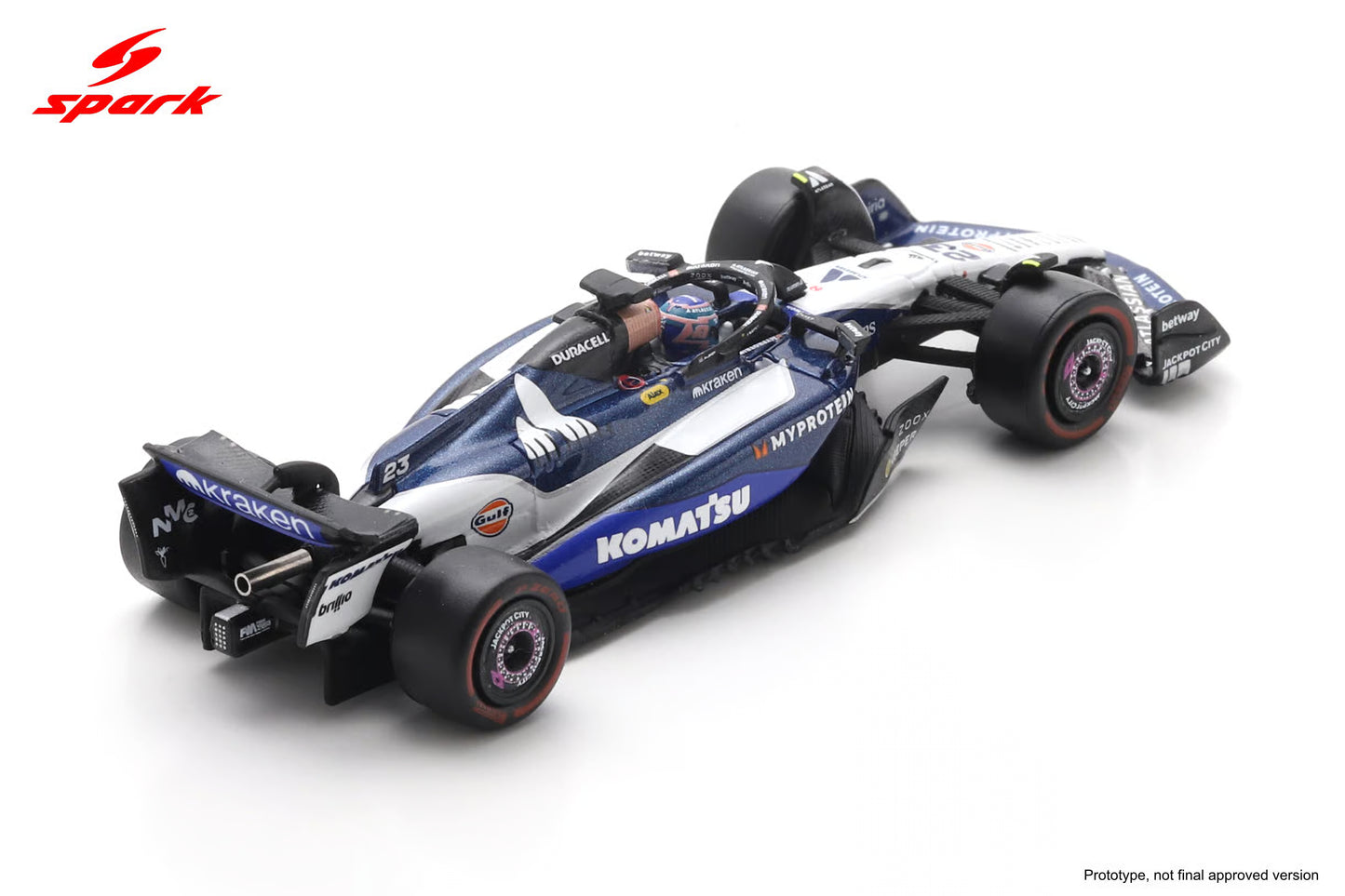 (Pre-Order) Sparky - Williams FW47 #23 Alexander Albon Williams Racing, US GP 2025