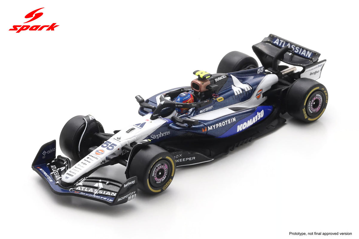 (Pre-Order) Sparky - Williams FW47 #55 Carlos Sainz Williams Racing, 3rd Sprint Race USA GP 2025