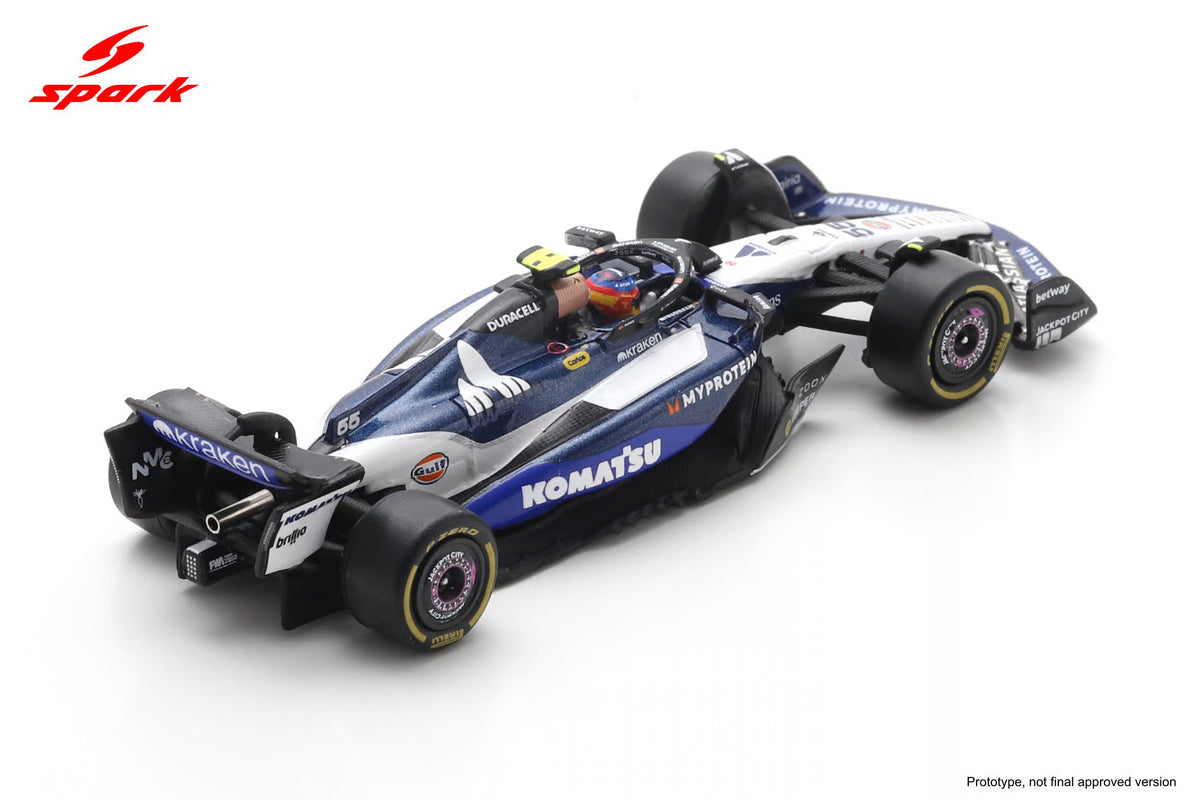 (Pre-Order) Sparky - Williams FW47 #55 Carlos Sainz Williams Racing, 3rd Sprint Race USA GP 2025