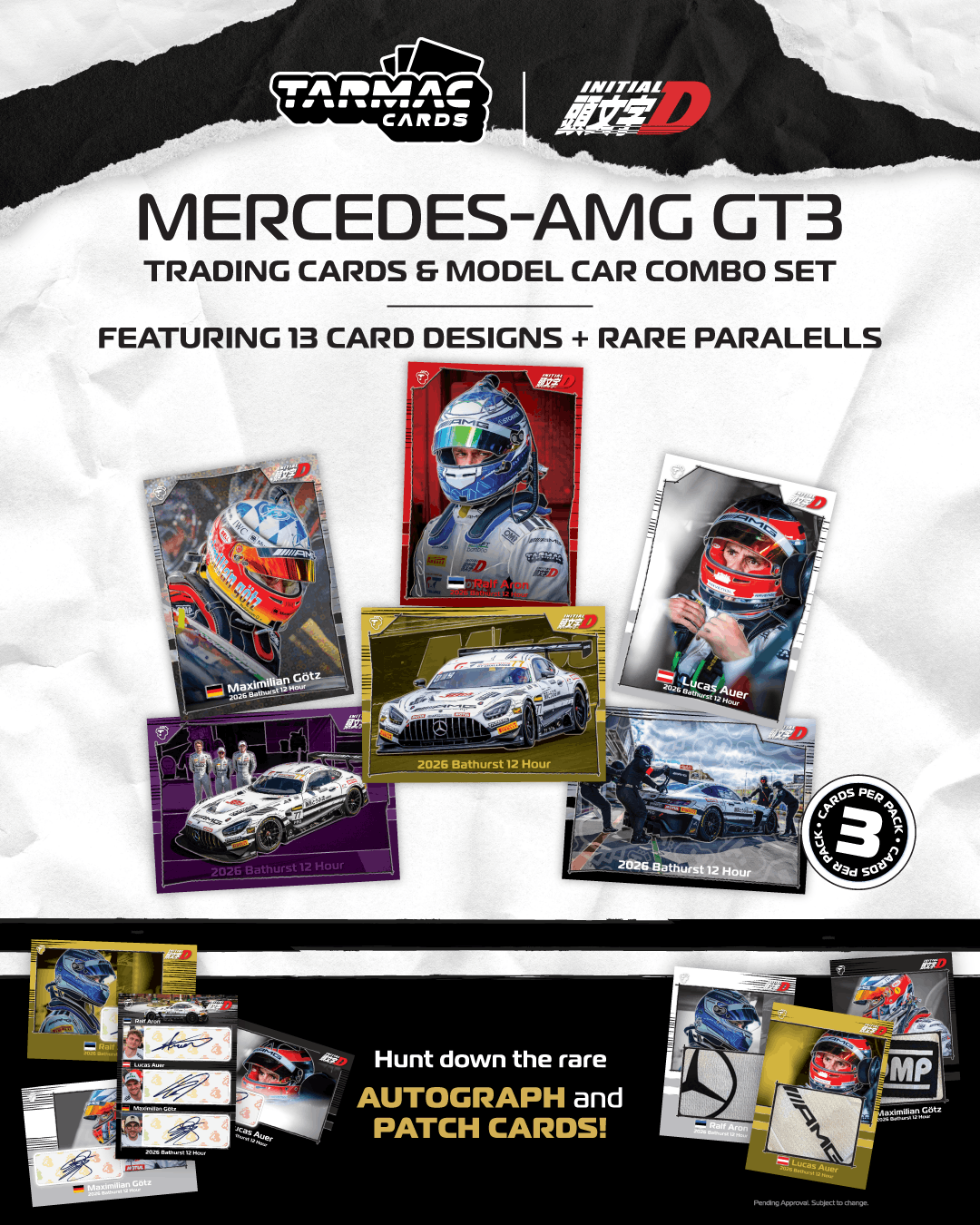 Tarmac Works Hobby64 Mercedes-AMG GT3 #77 Craft-Bamboo Racing Bathurst 12 Hour.