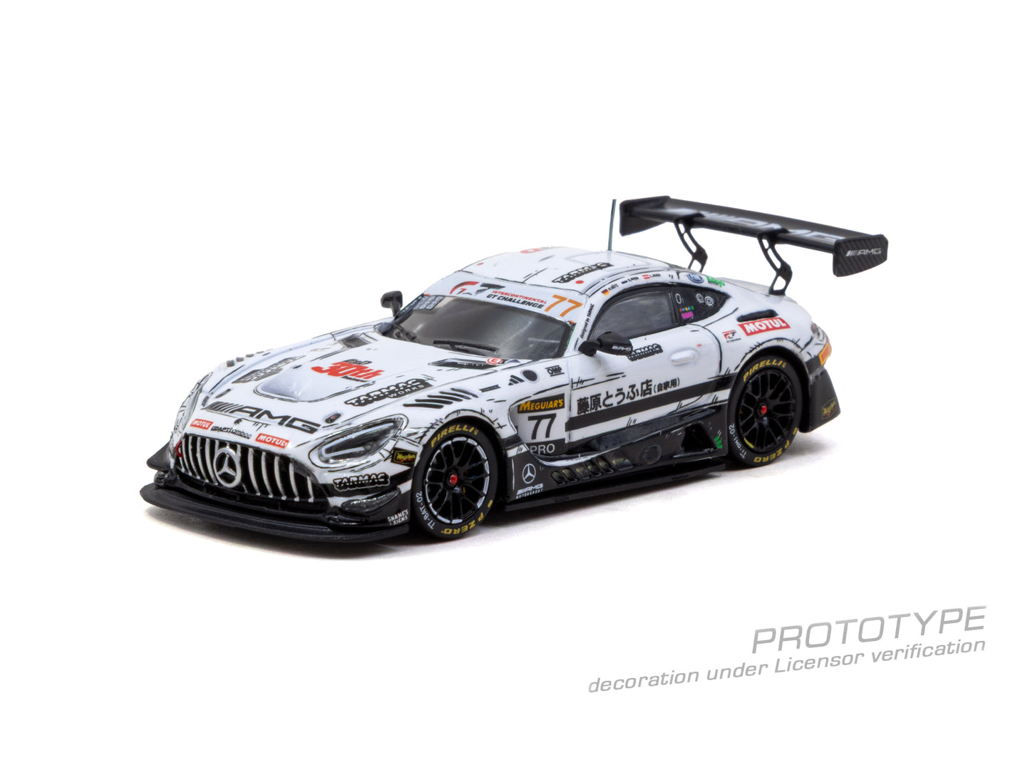 Tarmac Works Hobby64 Mercedes-AMG GT3 #77 Craft-Bamboo Racing Bathurst 12 Hour.