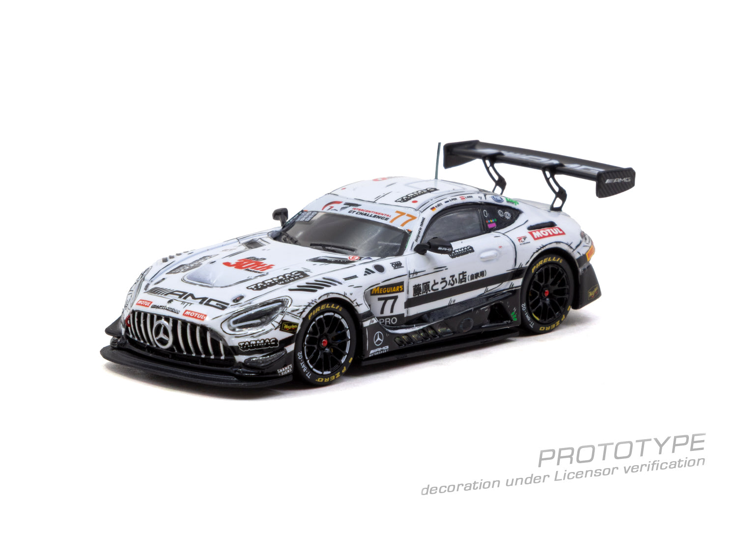 Tarmac Works Hobby64 Mercedes-AMG GT3 #77 Craft-Bamboo Racing Bathurst 12 Hour.