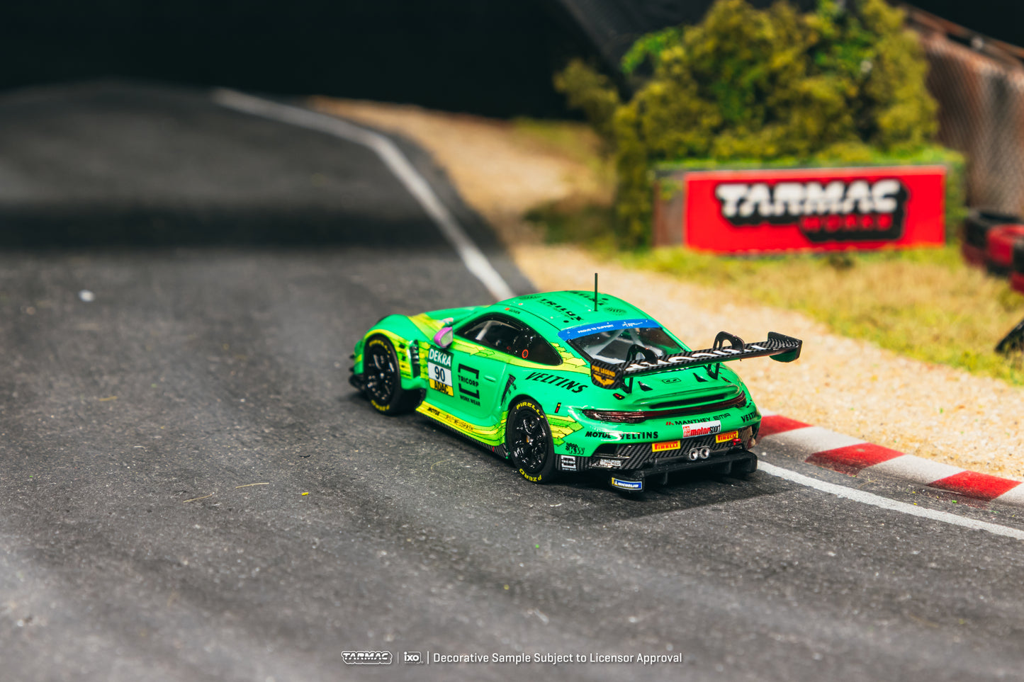 Tarmac Works Hobby64 Porsche 911 992 GT3 R Ayhancan Güven DTM Champion.