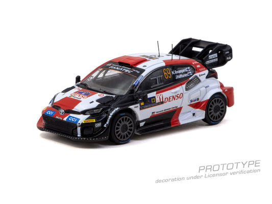 Tarmac Works Toyota GR Yaris Rally1 Hybrid #69 Central European Rally from the Hobby64 series.