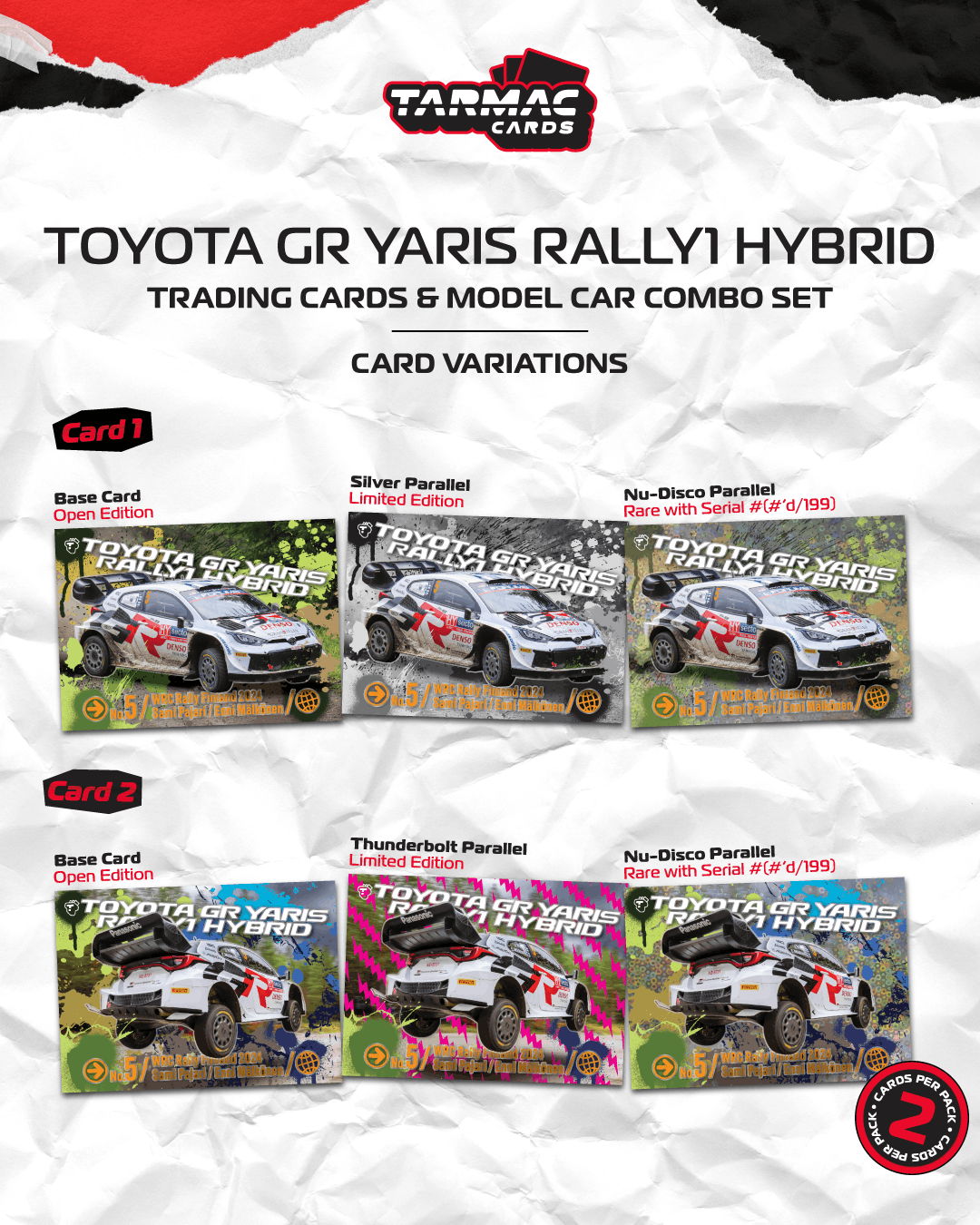 Tarmac Works Toyota GR Yaris Rally1 Hybrid #5 Sami Pajari Rally Finland 2024.
