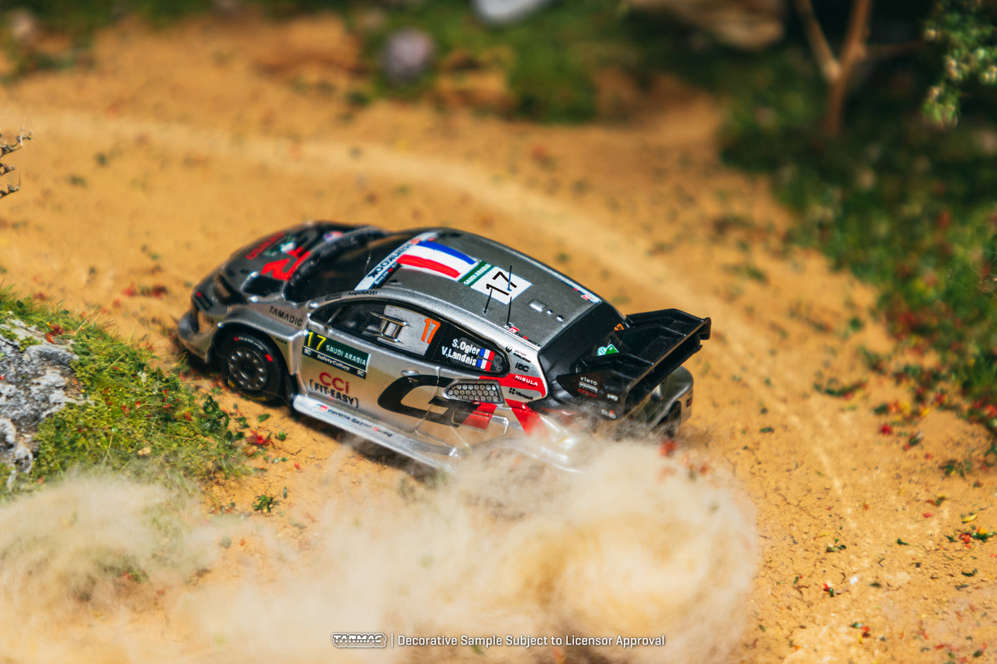 Tarmac Works Hobby64 Toyota GR Yaris Rally1 Hybrid #17 Sébastien Ogier.