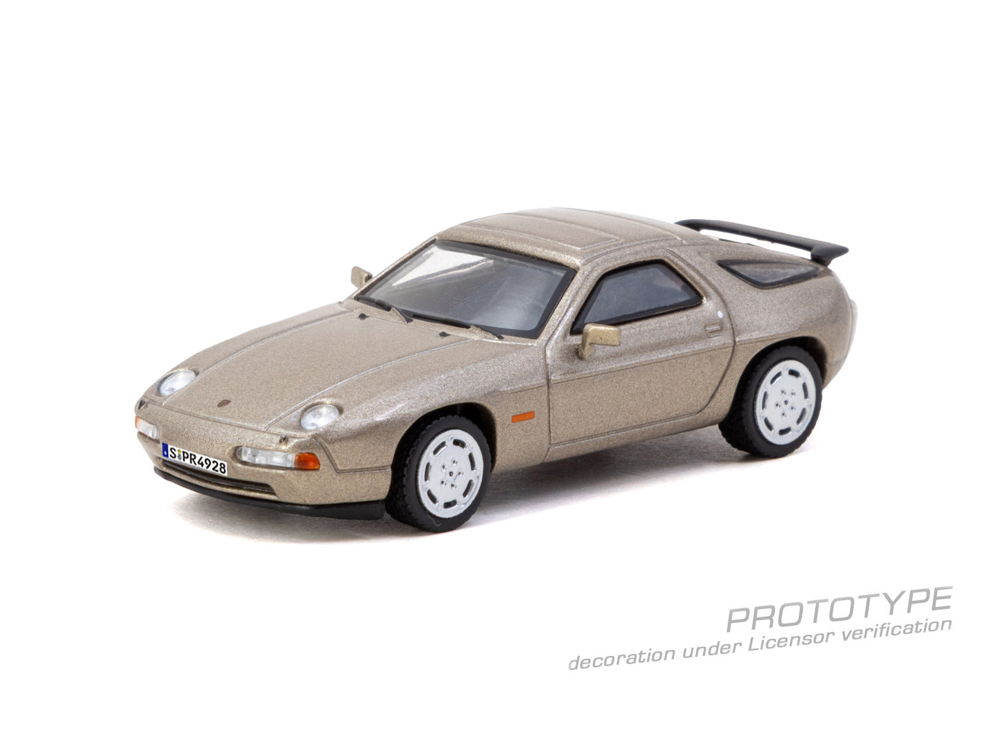 Tarmac Works 1992 Porsche 928 S in Platinum Metallic from the Global64 collection.