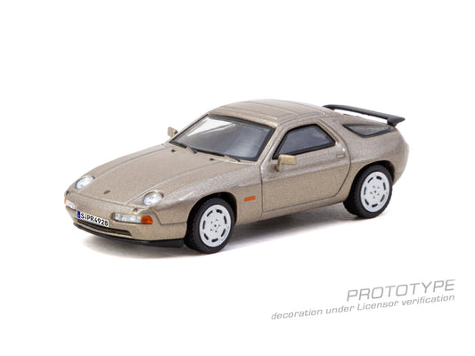 Tarmac Works 1992 Porsche 928 S in Platinum Metallic from the Global64 collection.